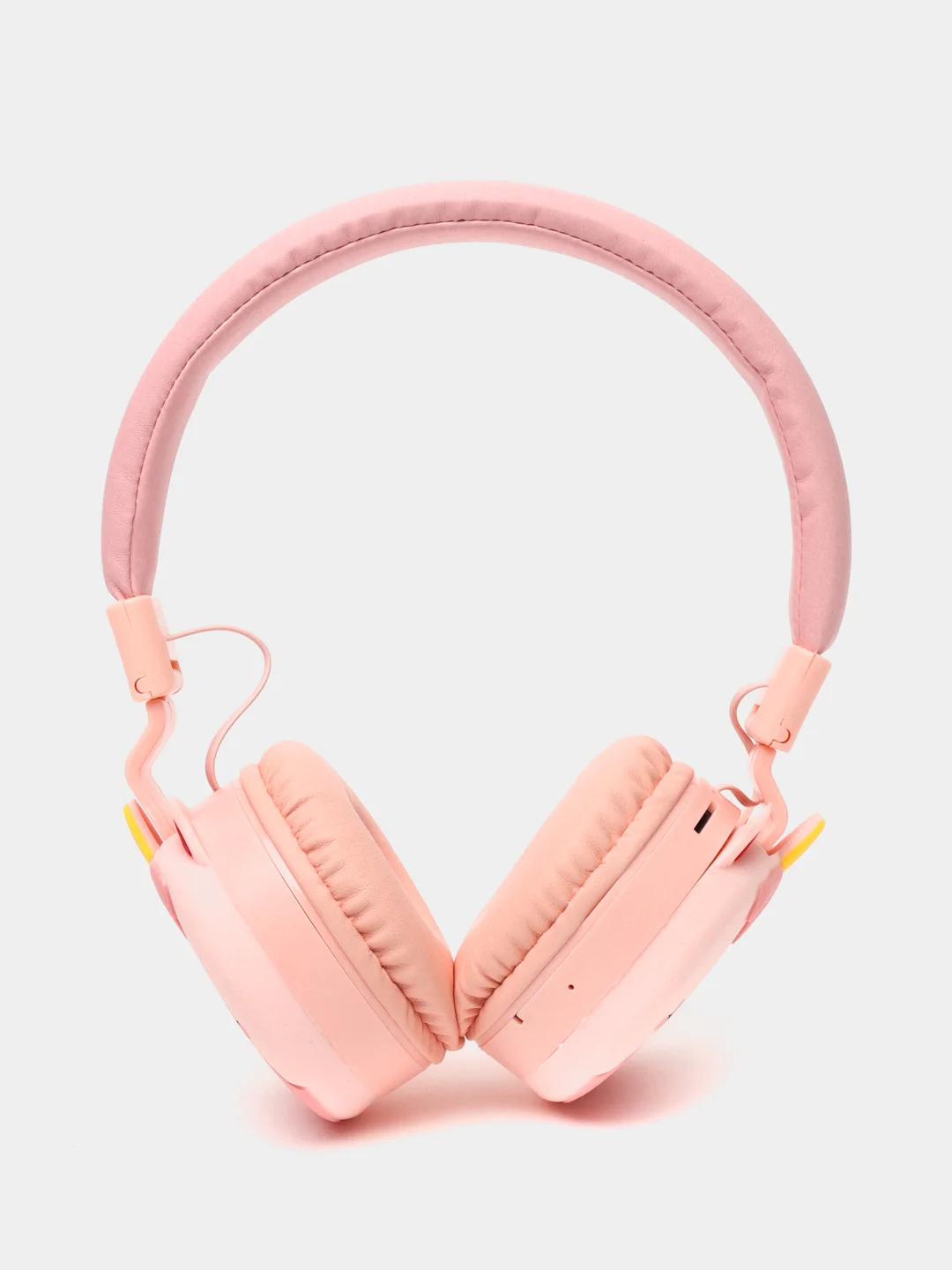 Розовый наушники беспроводные KR-9900, с ушками, детские