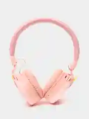 Розовый наушники беспроводные KR-9900, с ушками, детские