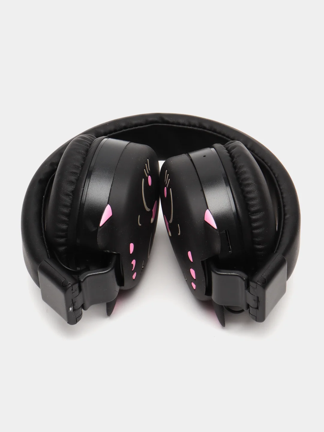 Черный наушники беспроводные KR-9900, с ушками, детские