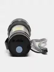 Фонарь ручной аккумуляторный, 7 Вт, 200 лм, Т6, zoom, 3 режима, 12 x 3.5 см