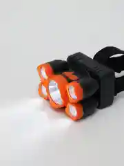 Фонарь налобный аккумуляторный, 5 Вт, 800 мАч, 5 led, 4 режима