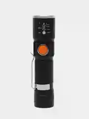 Фонарь ручной, аккумуляторный, 3 Вт, 1200 мАч, XPE, USB, zoom, 11.3 x 2.9 см