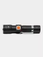Фонарь ручной, аккумуляторный, 3 Вт, 1200 мАч, XPE, USB, zoom, 11.3 x 2.9 см