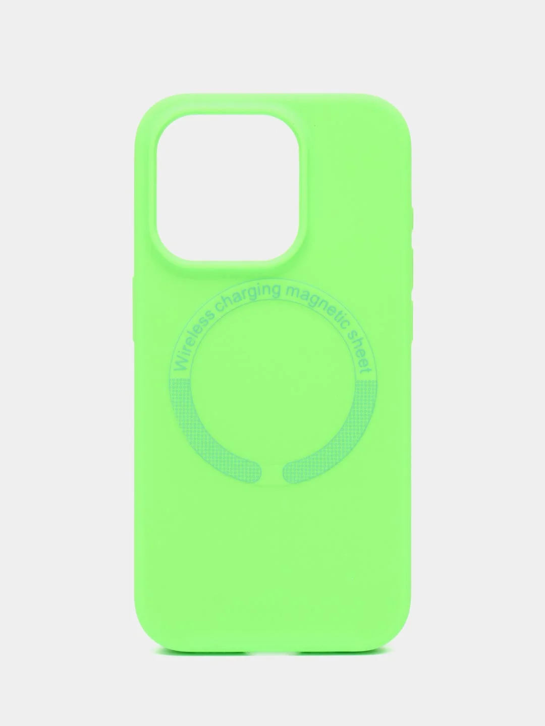 Салатовый чехол-накладка для iPhone 11, iPhone 15, 15 pro, 13, 14, 14 Pro, 12, с поддержкой MagSafe