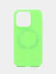 Салатовый чехол-накладка для iPhone 11, iPhone 15, 15 pro, 13, 14, 14 Pro, 12, с поддержкой MagSafe