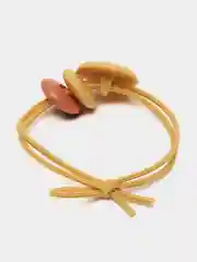 Желтый резинки для волос, 4 штуки