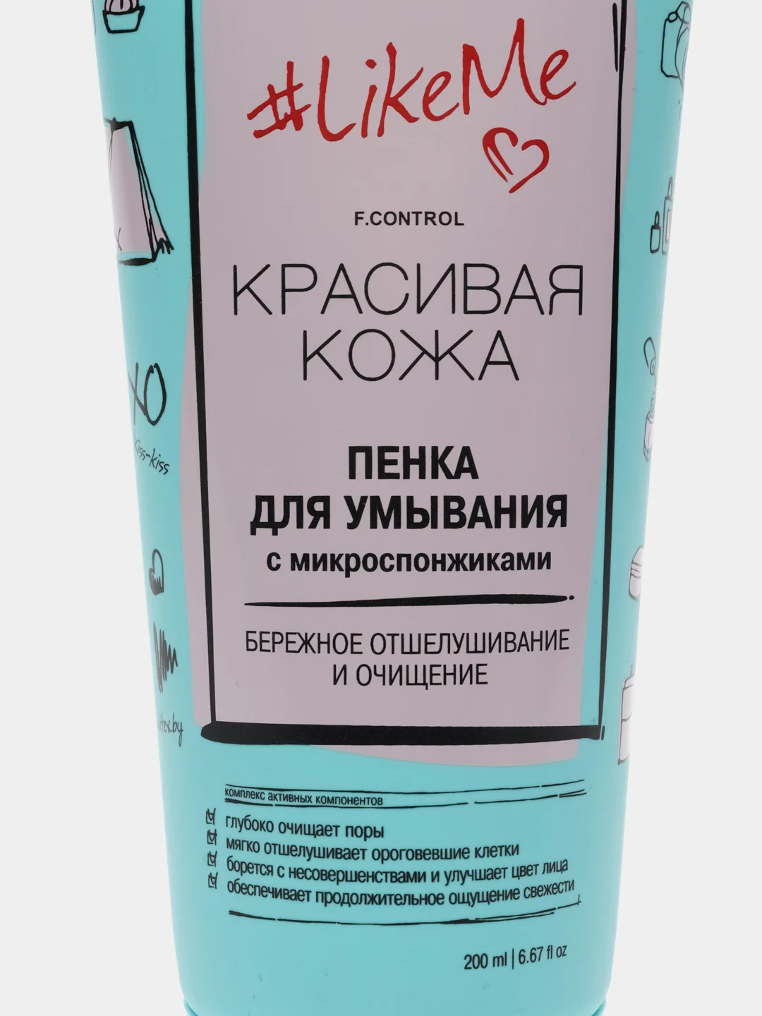Пенка для умывания Витэкс #LikeMe, с микроспонжиками, 200 мл