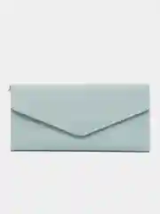 Голубой кошелек - картхолдер. 19 х 9 см, 8 цветов