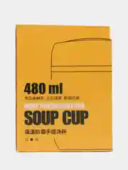 Зеленый термокружка 480ml, нержавеющая сталь, ланч бокс для еды