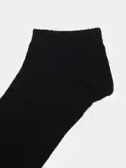 Черный носки женские, спортивные, укороченные, хлопковые, 5 пар