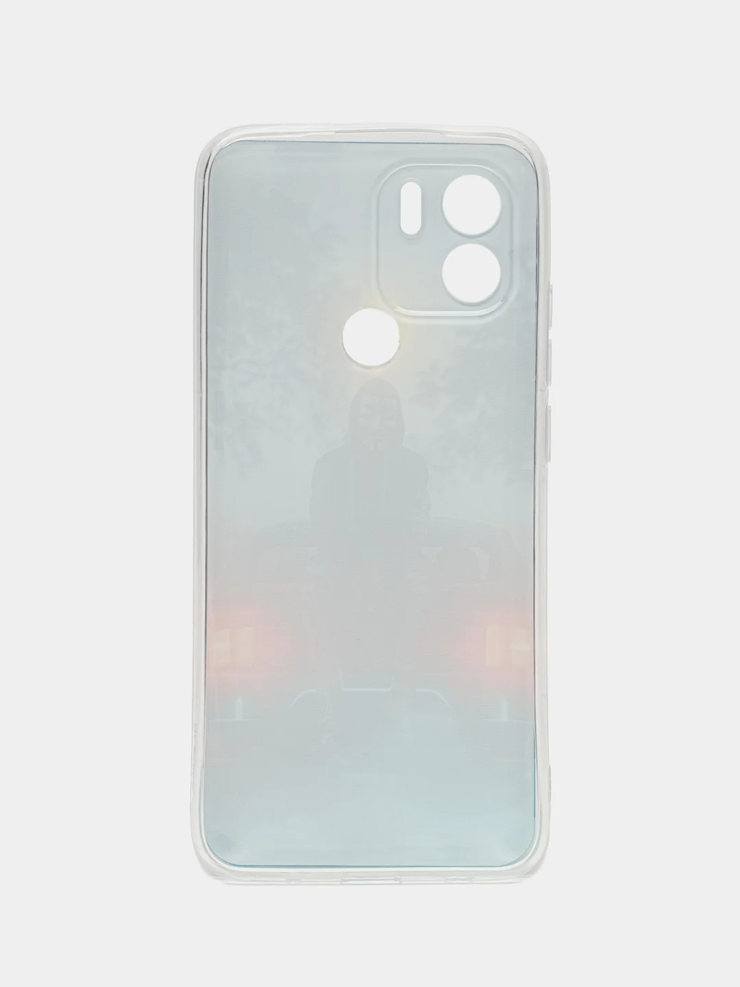 Светло-коричневый чехол для Xiaomi Redmi A1 Plus / A1+, A2+, Poco C51 (Сяоми Редми А1 Плюс / А1+) с рисунком
