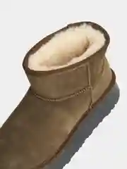 Хаки угги женские, натуральные