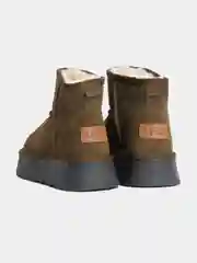 Хаки угги женские, натуральные