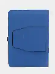 Синий меланж ежедневник PowerBank с беспроводной зарядкой / чехол подставка для планшете