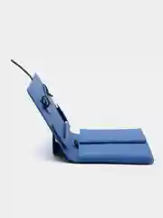Синий меланж ежедневник PowerBank с беспроводной зарядкой / чехол подставка для планшете
