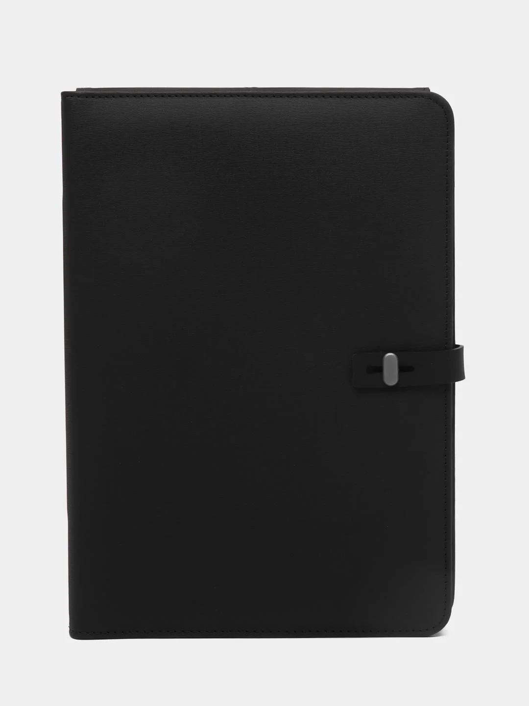 Черный ежедневник PowerBank с беспроводной зарядкой / чехол подставка для планшете