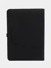 Черный ежедневник PowerBank с беспроводной зарядкой / чехол подставка для планшете