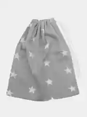 Серый хлопковый эко-мешочек для хранения, 3 штуки, 20х25 см