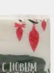 Прозрачный салфетки бумажные новогодние, однослойные, 24 х 24 см, 20 штук