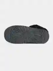 Черный угги женские на платформе, короткие, с мехом