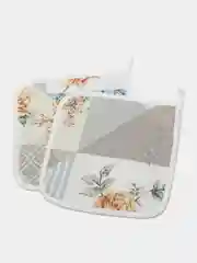 Голубой набор прихваток для кухни 2 шт, 17х17 см, кухонные прихватки