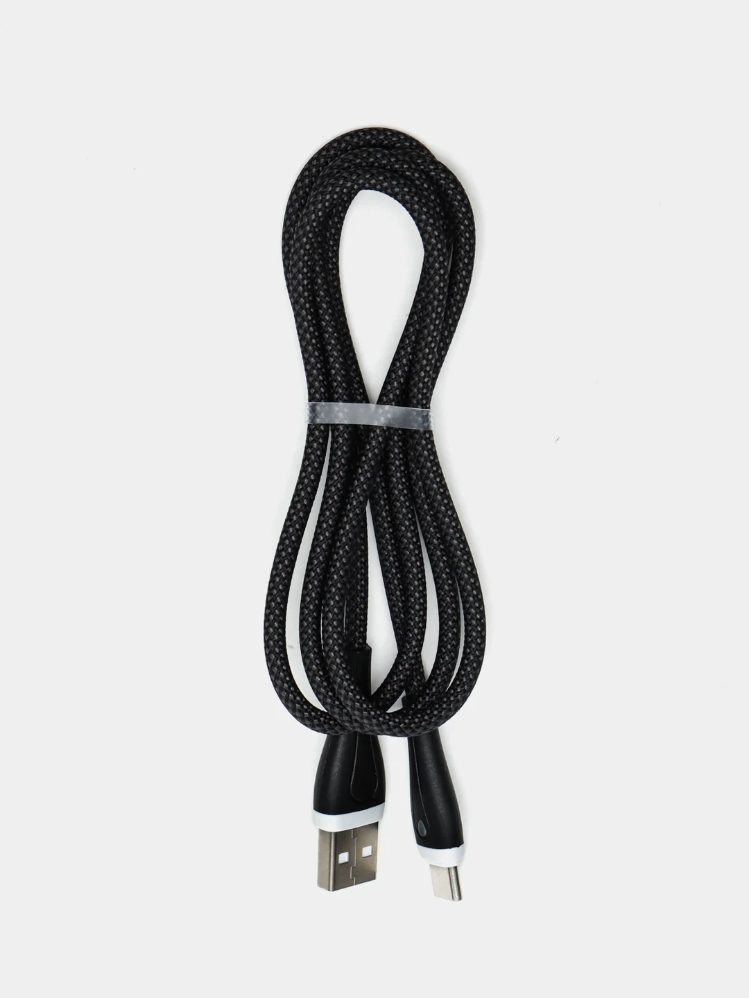 Угольный usb-кабель для телефона BOROFONE BX25,100 Type-C быстрая зарядка 3A Samsung poco тайп си