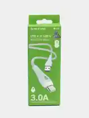 Белый usb-кабель для телефона BOROFONE BX25,100 Type-C быстрая зарядка 3A Samsung poco тайп си