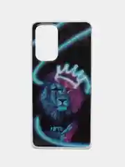 Синий чехол для телефона Samsung Galaxy A13 / A33 / A53 / A73 / A03S / A32 / A12  , с рисунком