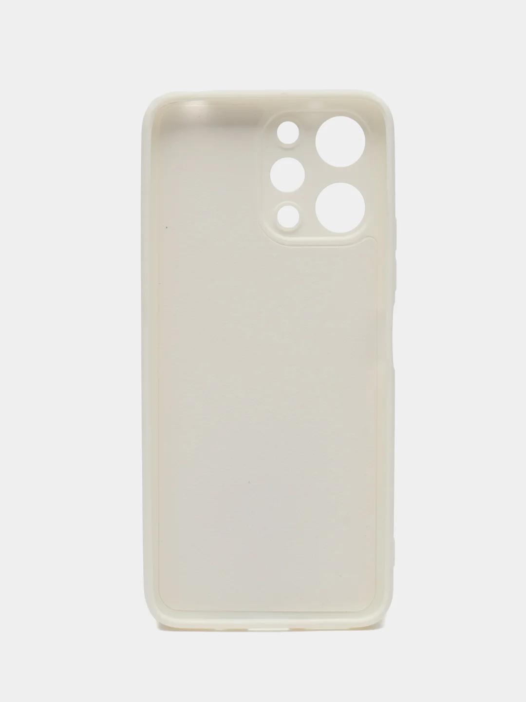Белый чехол для Xiaomi Redmi 12 (Сяоми редми 12), с мягкой подкладкой