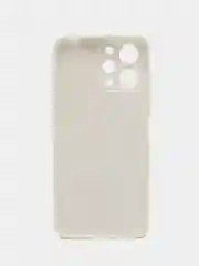 Белый чехол для Xiaomi Redmi 12 (Сяоми редми 12), с мягкой подкладкой