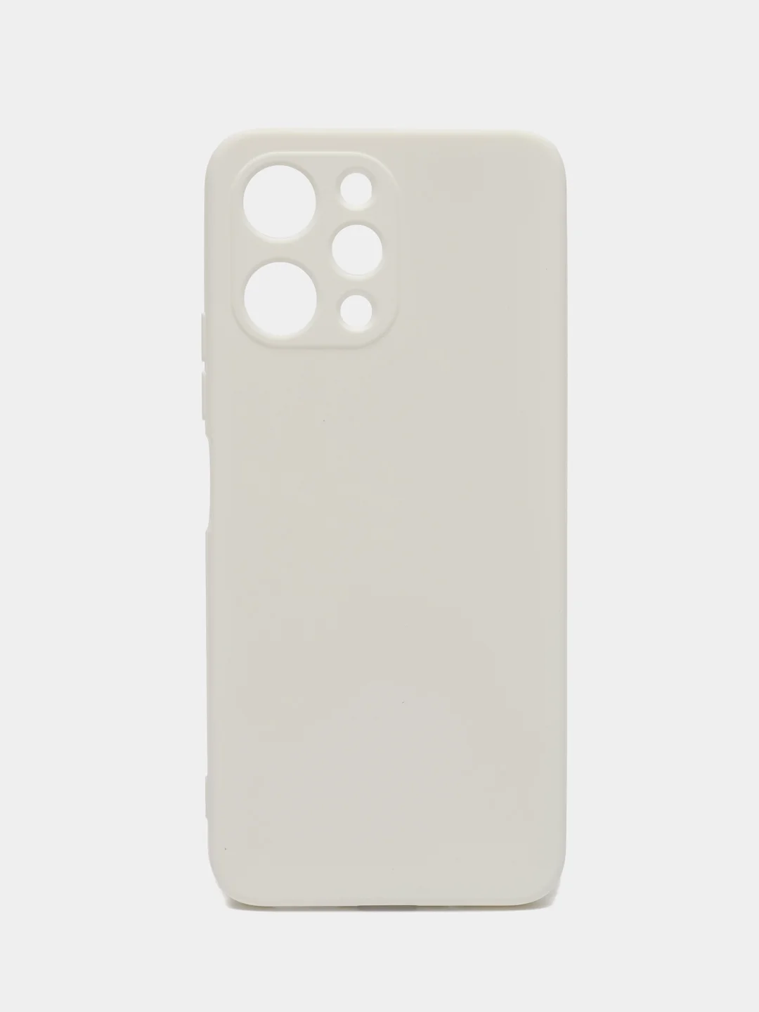 Белый чехол для Xiaomi Redmi 12 (Сяоми редми 12), с мягкой подкладкой