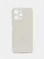 Белый чехол для Xiaomi Redmi 12 (Сяоми редми 12), с мягкой подкладкой
