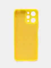 Желтый чехол для Xiaomi Redmi 12 (Сяоми редми 12), с мягкой подкладкой