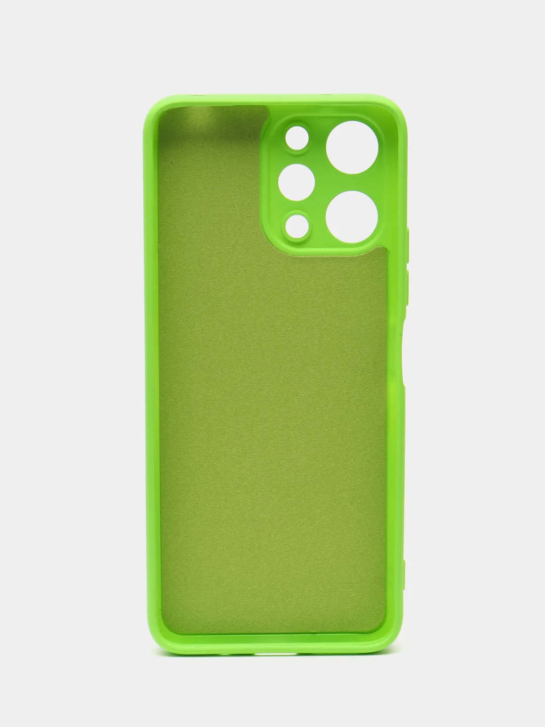 Лайм чехол для Xiaomi Redmi 12 (Сяоми редми 12), с мягкой подкладкой