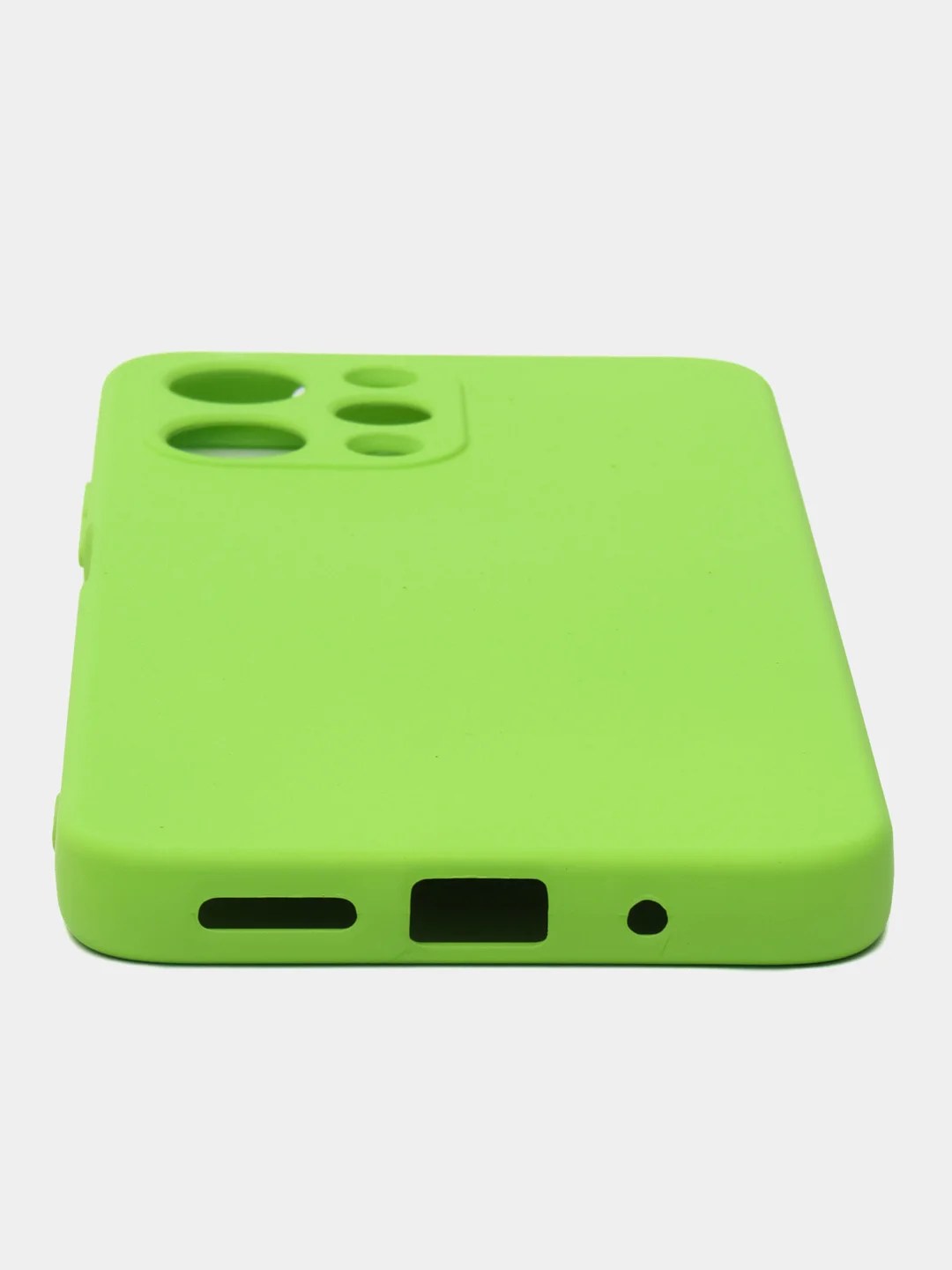 Лайм чехол для Xiaomi Redmi 12 (Сяоми редми 12), с мягкой подкладкой