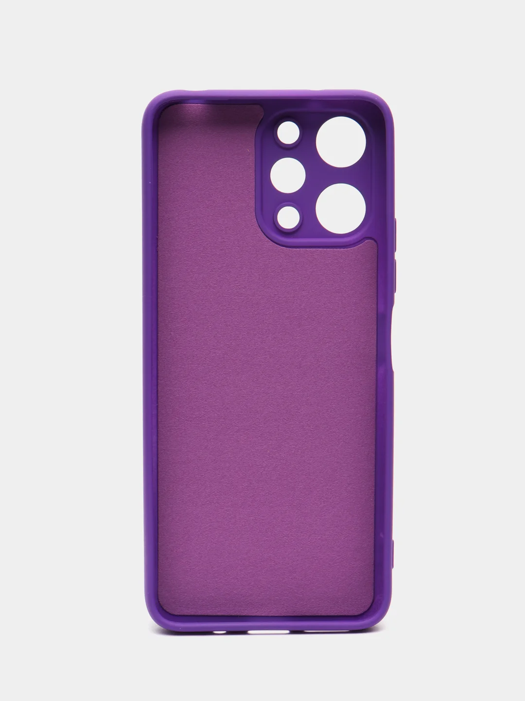 Фиолетовый чехол для Xiaomi Redmi 12 (Сяоми редми 12), с мягкой подкладкой