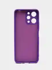 Фиолетовый чехол для Xiaomi Redmi 12 (Сяоми редми 12), с мягкой подкладкой