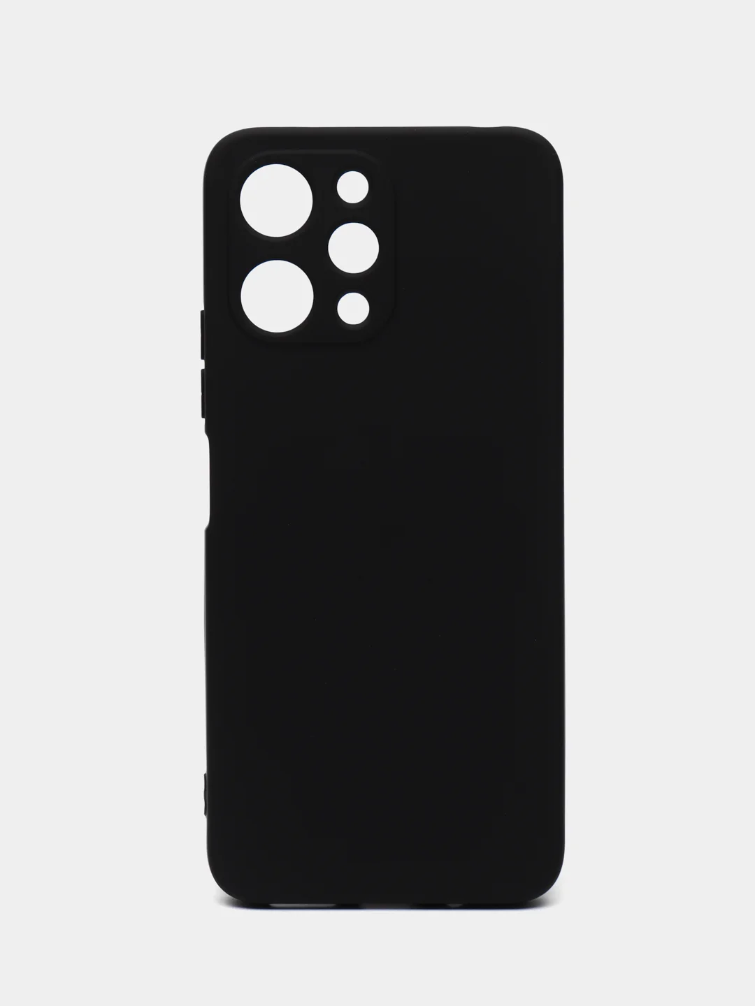 Черный чехол для Xiaomi Redmi 12 (Сяоми редми 12), с мягкой подкладкой