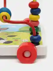 Желтый лабиринт-каталка для малышей