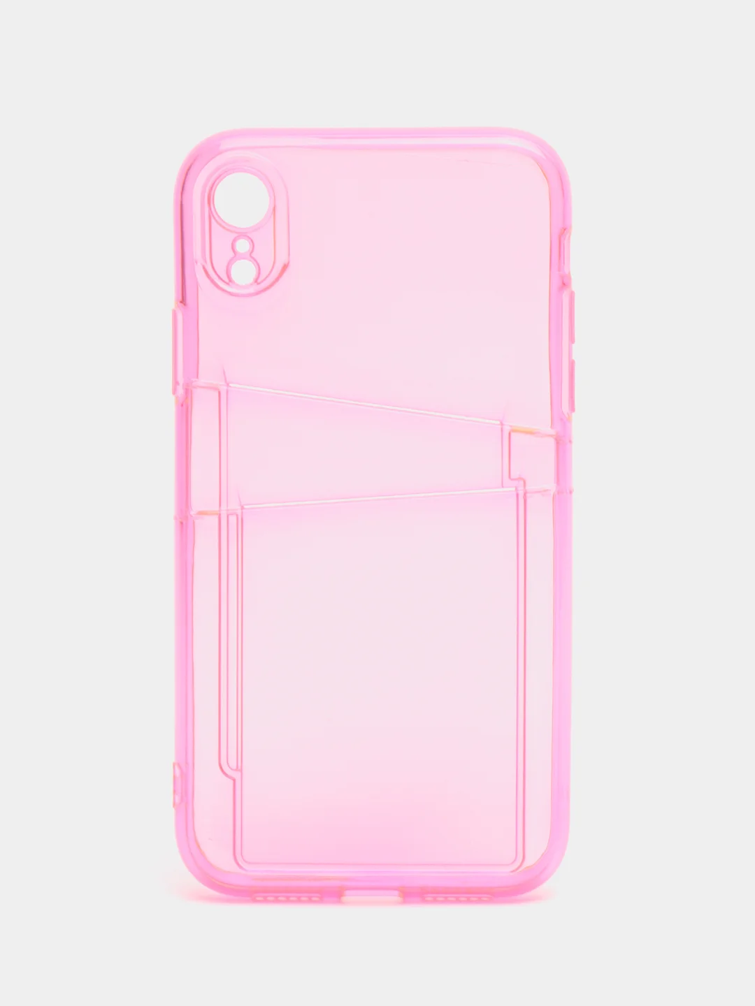 Розовый чехол для айфон 11 12 iPhone 13 14 15 / 7 8 / Pro Max Plus / XR / XS, силиконовый для карт