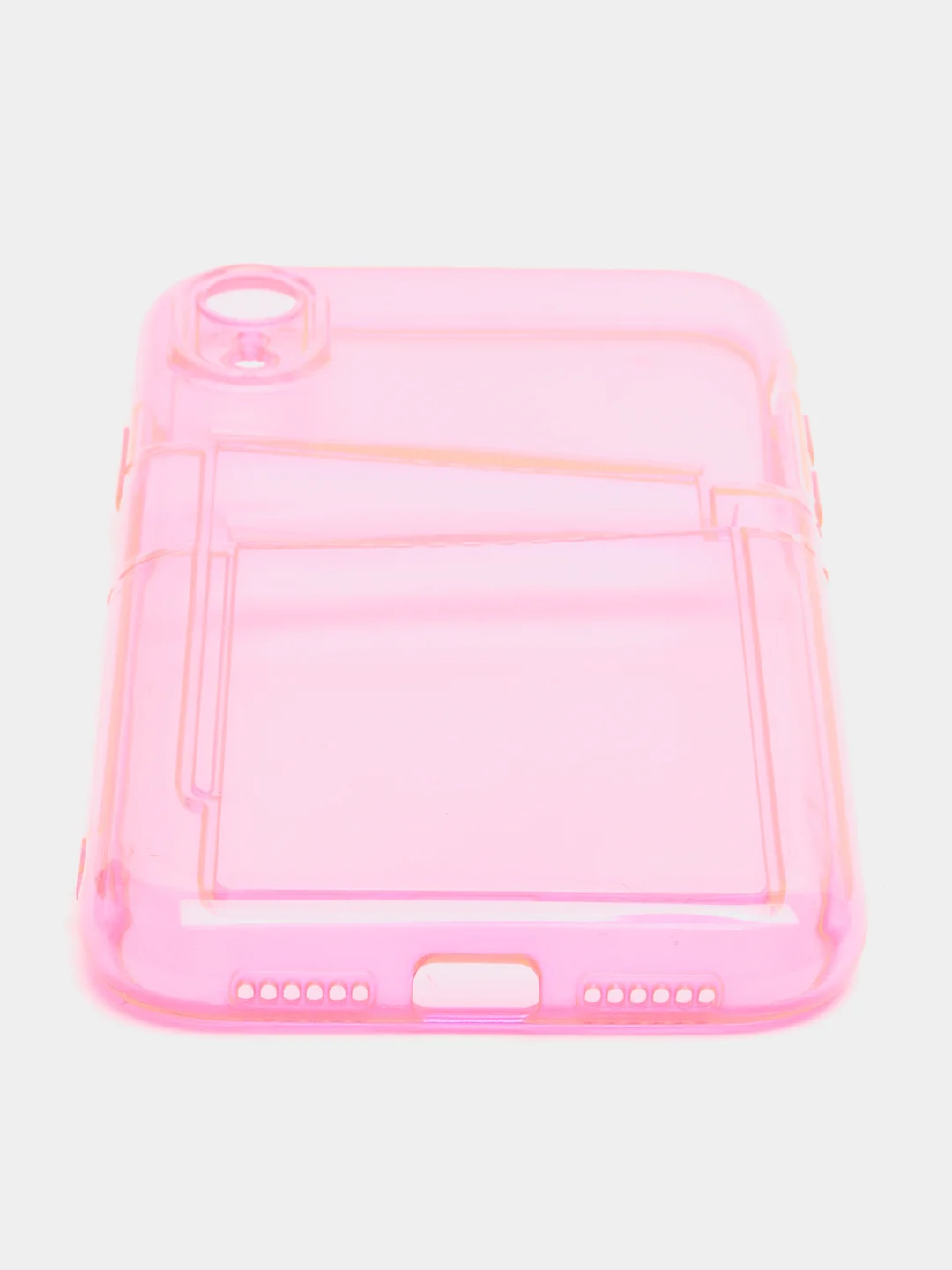 Розовый чехол для айфон 11 12 iPhone 13 14 15 / 7 8 / Pro Max Plus / XR / XS, силиконовый для карт