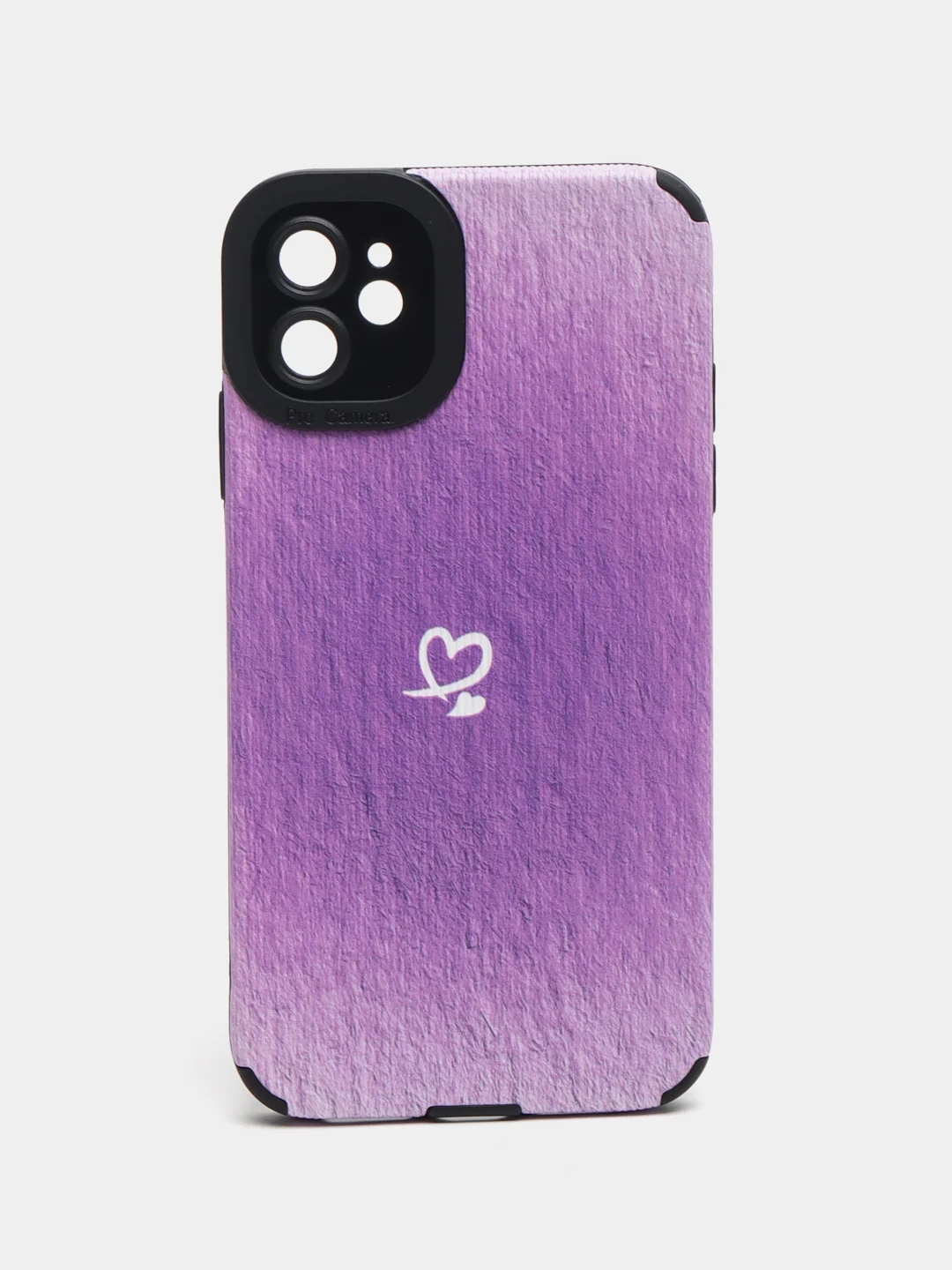 Фиолетовый чехол на айфон 11, бархат, лайк, like, 2 принта, чехол iPhone 11