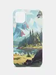 Ледяной чехол на айфон 11, с принтом, 8 принтов, чехол для iphone 11, Горы, Река, Море, Рисунок,