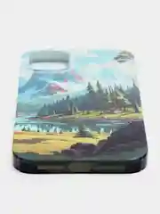 Ледяной чехол на айфон 11, с принтом, 8 принтов, чехол для iphone 11, Горы, Река, Море, Рисунок,