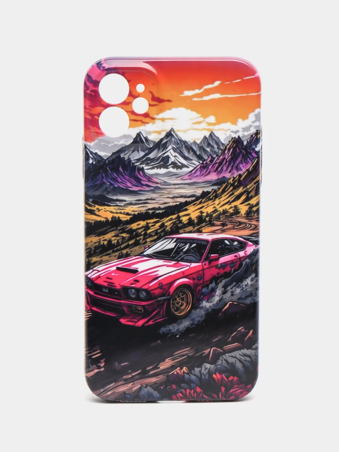 Медный чехол на айфон 11, с принтом, 8 принтов, чехол для iphone 11, Горы, Река, Море, Рисунок,