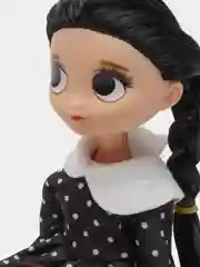 Тёмно-серый кукла "Уэнсдей Аддамс", Wednesday Addams, Венсдей, Монстр Хай