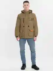 Золотистый хаки куртка мужская