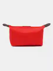Красный косметичка женская, дорожная, на молнии