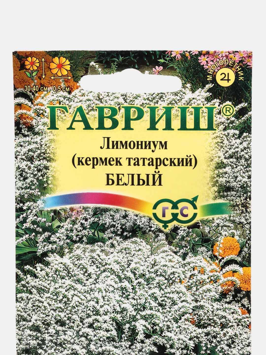 Семена цветов Кермек татарский "Лимониум белый"