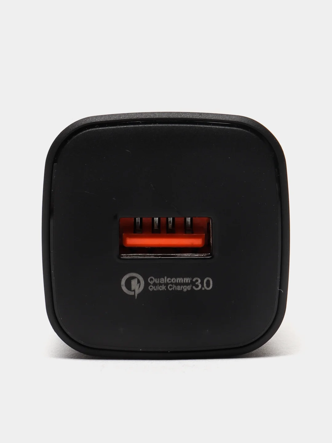 Черный зарядное устройство с быстрой зарядкой для iPhone iOS и Android, 18W